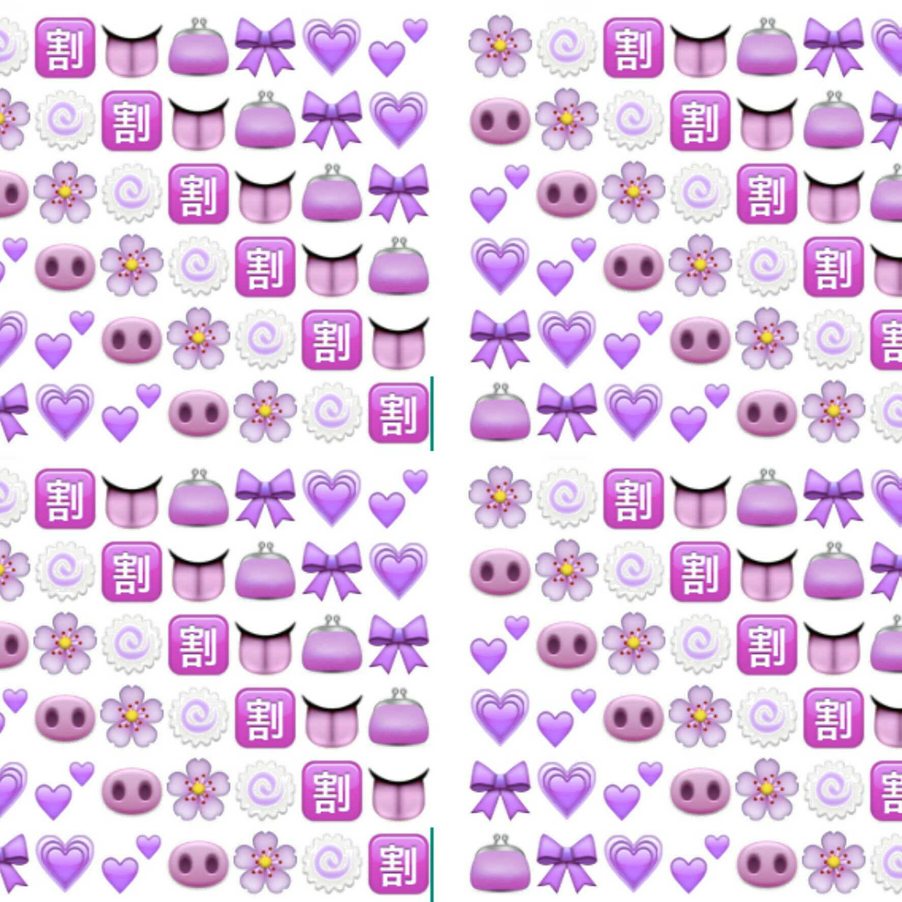 fondo tumblr lila de emoticonos del whatsapp para edi