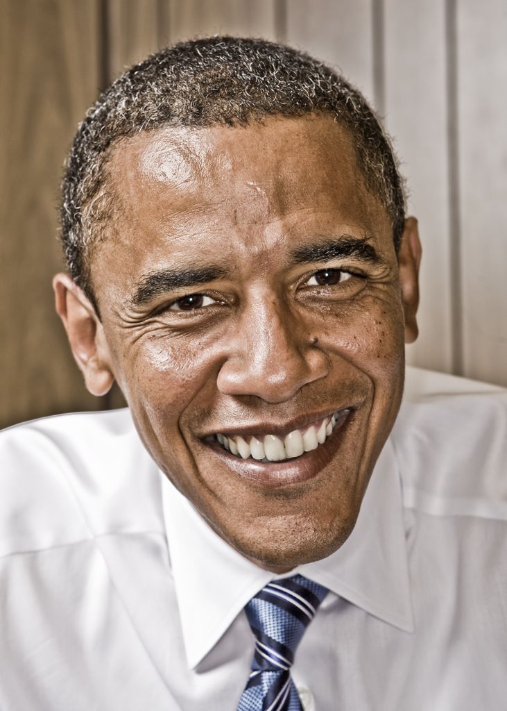 Celebrity Photos-Barack Obama by Bill Cramer